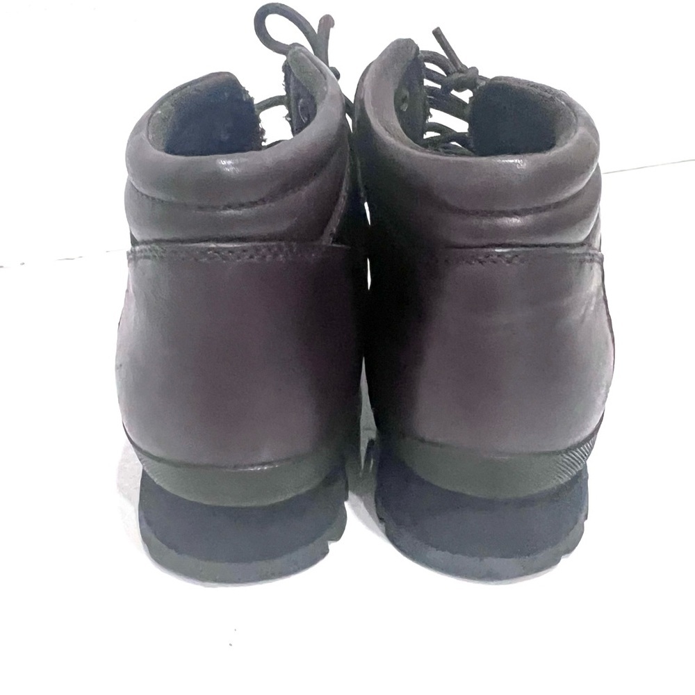 Coach Hanna logo Brown leather Boots 7.5 - Picture 5 of 11
